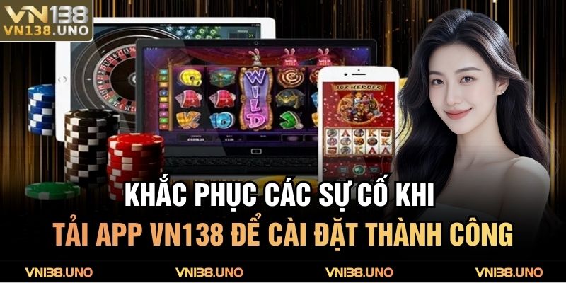 Khắc phục các sự cố khi tải app VN138 để cài đặt thành công